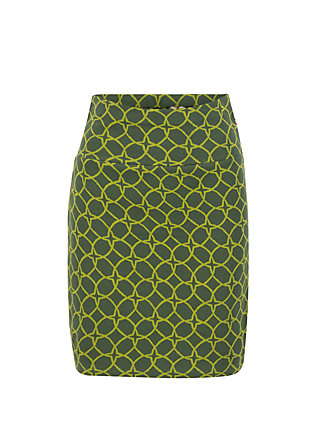Pencil Skirt straight pencil, wood hood circle, Skirts, Green