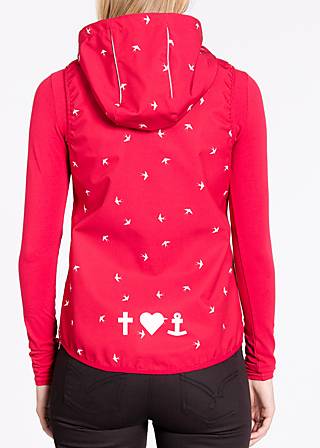 Weste Superjock wild, warm inside, Jacken & Mäntel, Rot