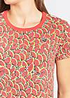 T-Shirt boyfriend and flowers, mad melon mambo, Shirts, Red