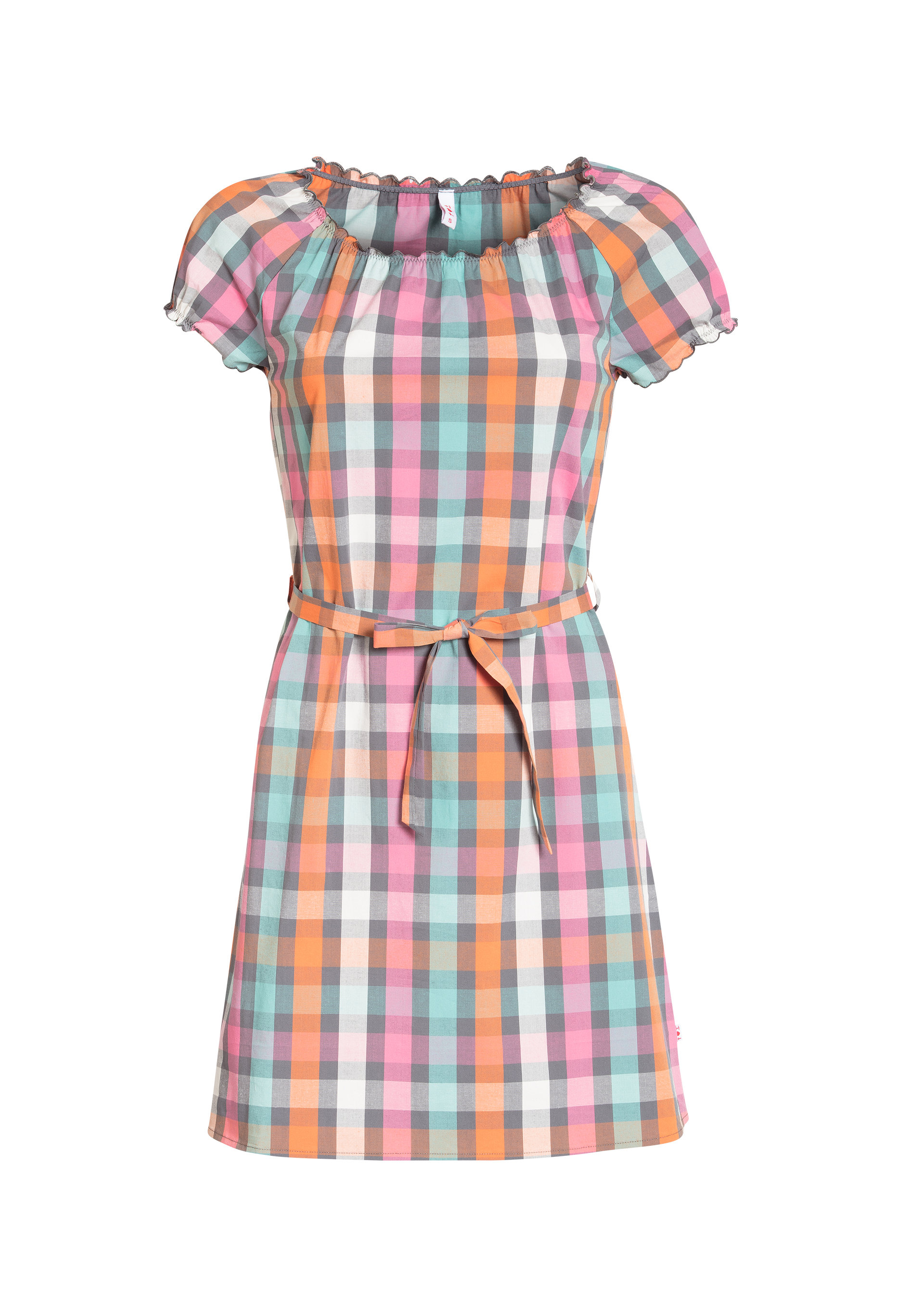 Sommerkleid cry to me, cha cha check, Blusen & Tuniken, Schwarz