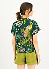 Summer blouse Cubistic Romance, peacock garden, Blouses & Tunics, Green