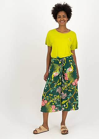 Culottes Flotte Culottes, peacock garden, Trousers, Green
