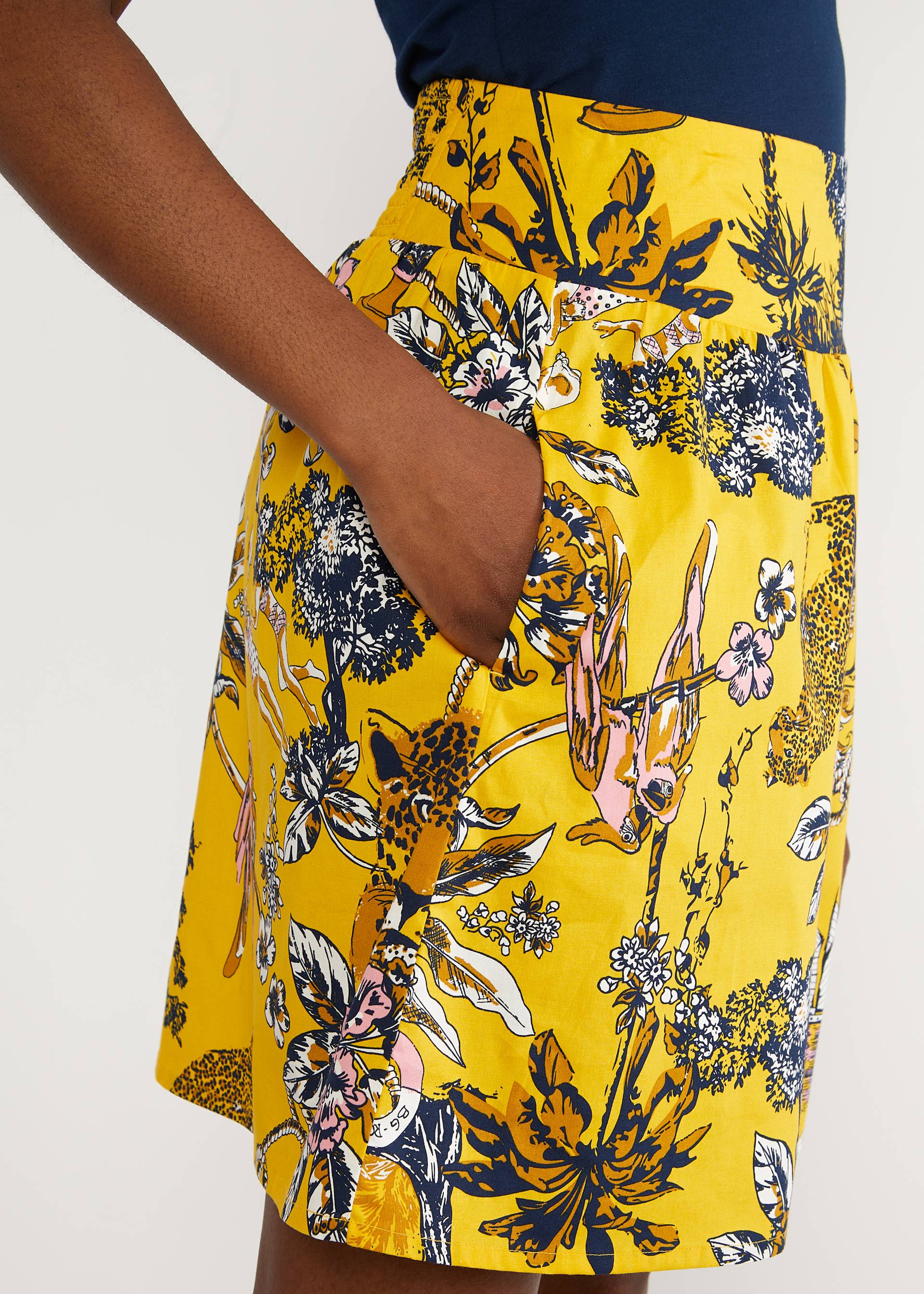 Sommerrock Glockengl&uuml;ck, royal &agrave; bord, R&ouml;cke, Gelb