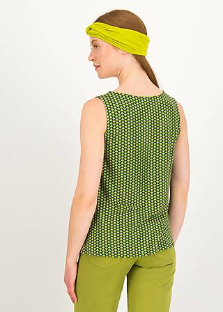 Sleeveless Top Graceful Belle, ma petite fleur, Tops, Green