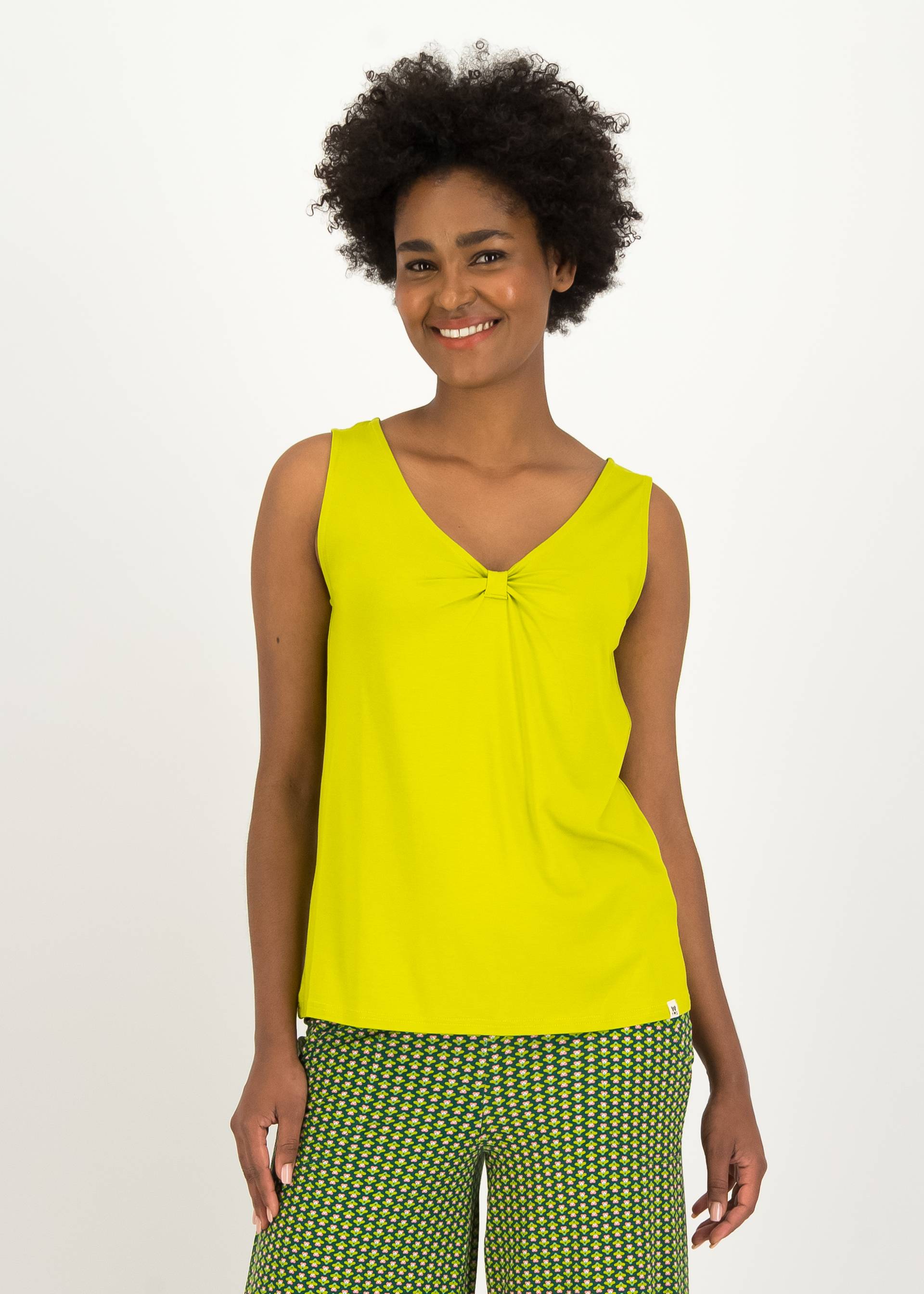 Sleeveless Top Graceful Belle , bon souvenir, Tops, Green