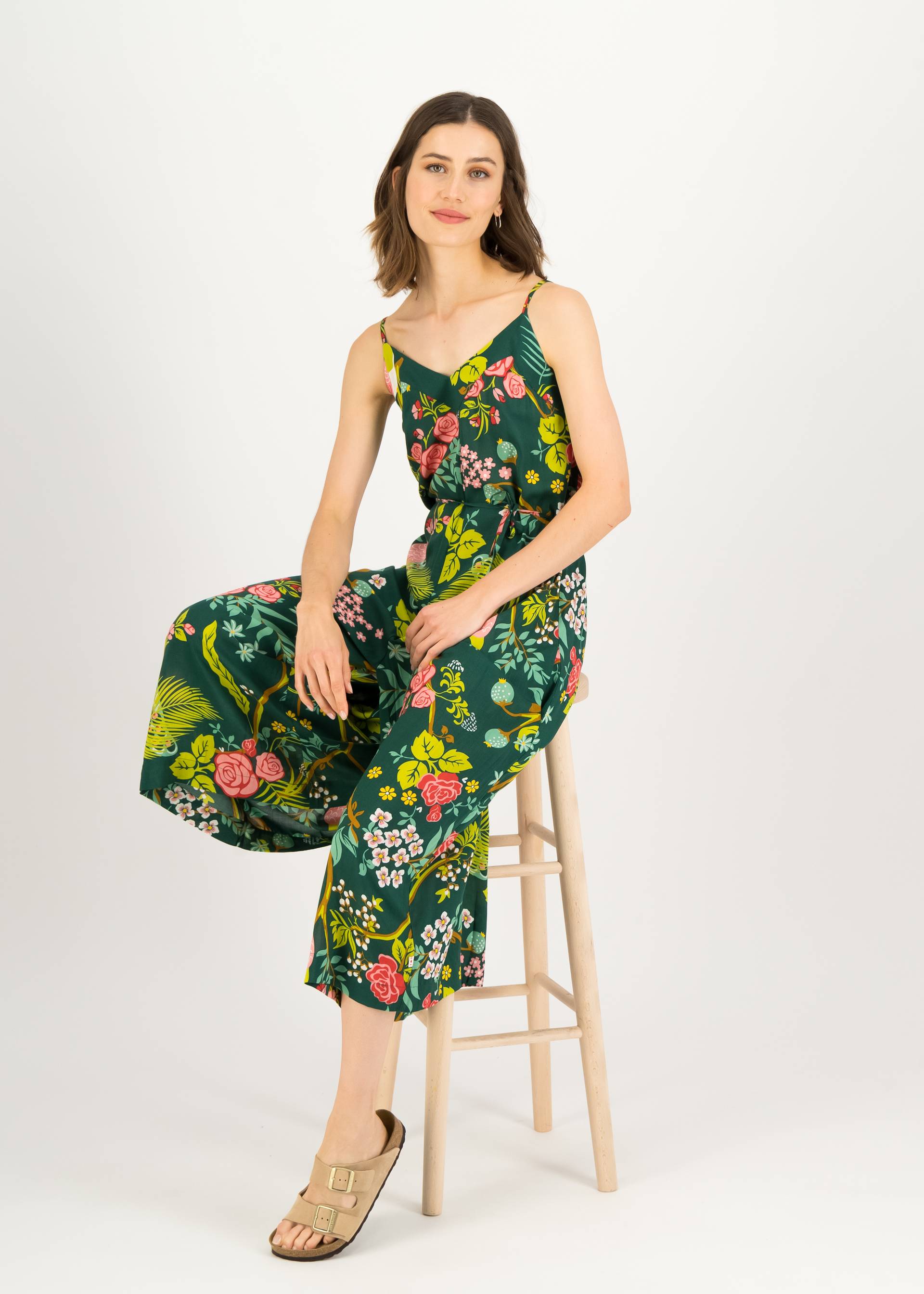 Jumpsuit Kiss me Baby, peacock garden, Hosen, Gr&uuml;n