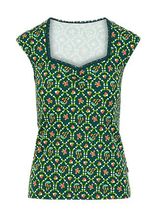 Sleeveless Top Let Romance Rule, l'escargot val&eacute;rie, Tops, Green