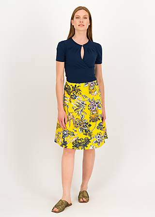 Sommerrock Romance Rules the World, royal &agrave; bord, R&ouml;cke, Gelb