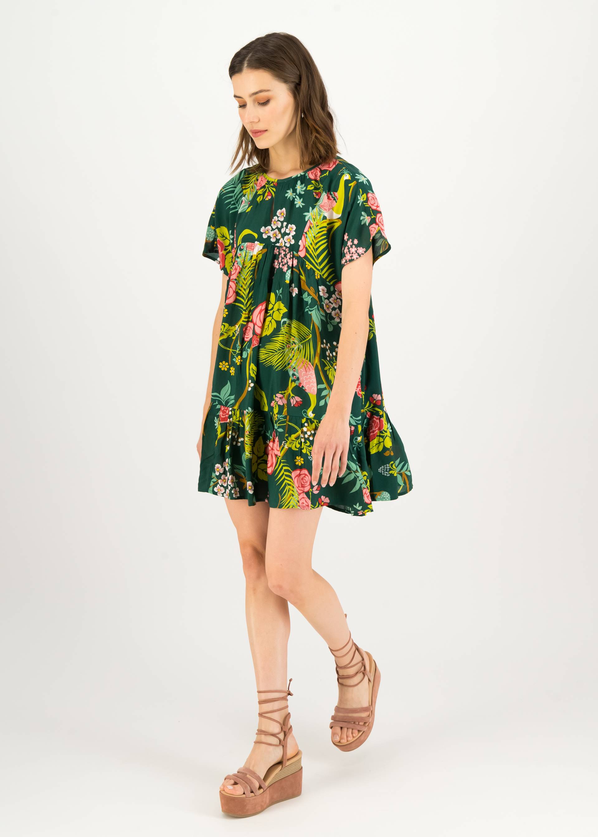 Freizeitkleid Seeds of Love, peacock garden, Kleider, Gr&uuml;n