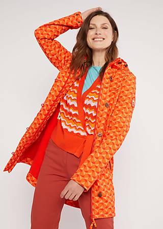 Soft Shell Jacket Wild Weather, spring leaves, Jackets & Coats, Orange