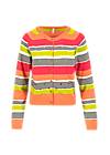 Cardigan Knot Hop Special, tutti frutti cream stripe, Knitted Jumpers & Cardigans, Red