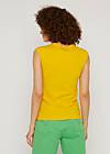 Sleeveless Top Let Romance Rule, keep playing yellow, Tops, Yellow