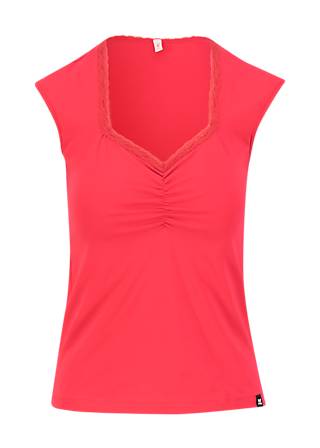 Sleeveless Top Let Romance Rule, phoenix red, Tops, Red