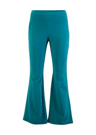 Summer Pants Logo Easy Flared, moonstone teal, Trousers, Turquoise
