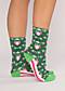 Cotton socks Sensational Steps, cream on top, Socks, Green