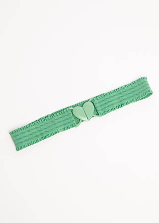 Waist belt Fantastic Elastic Heart, elastic green, Accessoires, Green