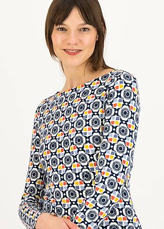 Longsleeve Oh Marine, immortal flower, Shirts, Blau