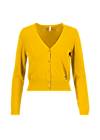 Cardigan Save the World, stunningly yellow knit, Cardigans & leichte Jacken, Gelb