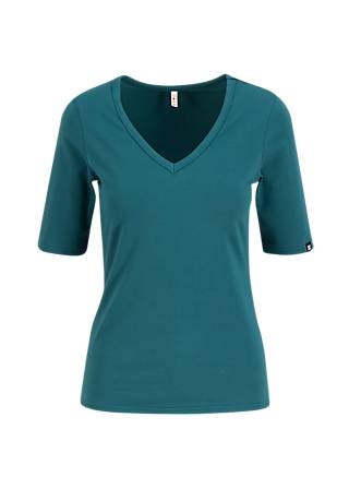 T-Shirt Sunshine Camp, designed blueish, Tops, Blue