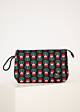 Makeup Bag Sweethearts Washbag, crossing tulips, Accessoires, Black