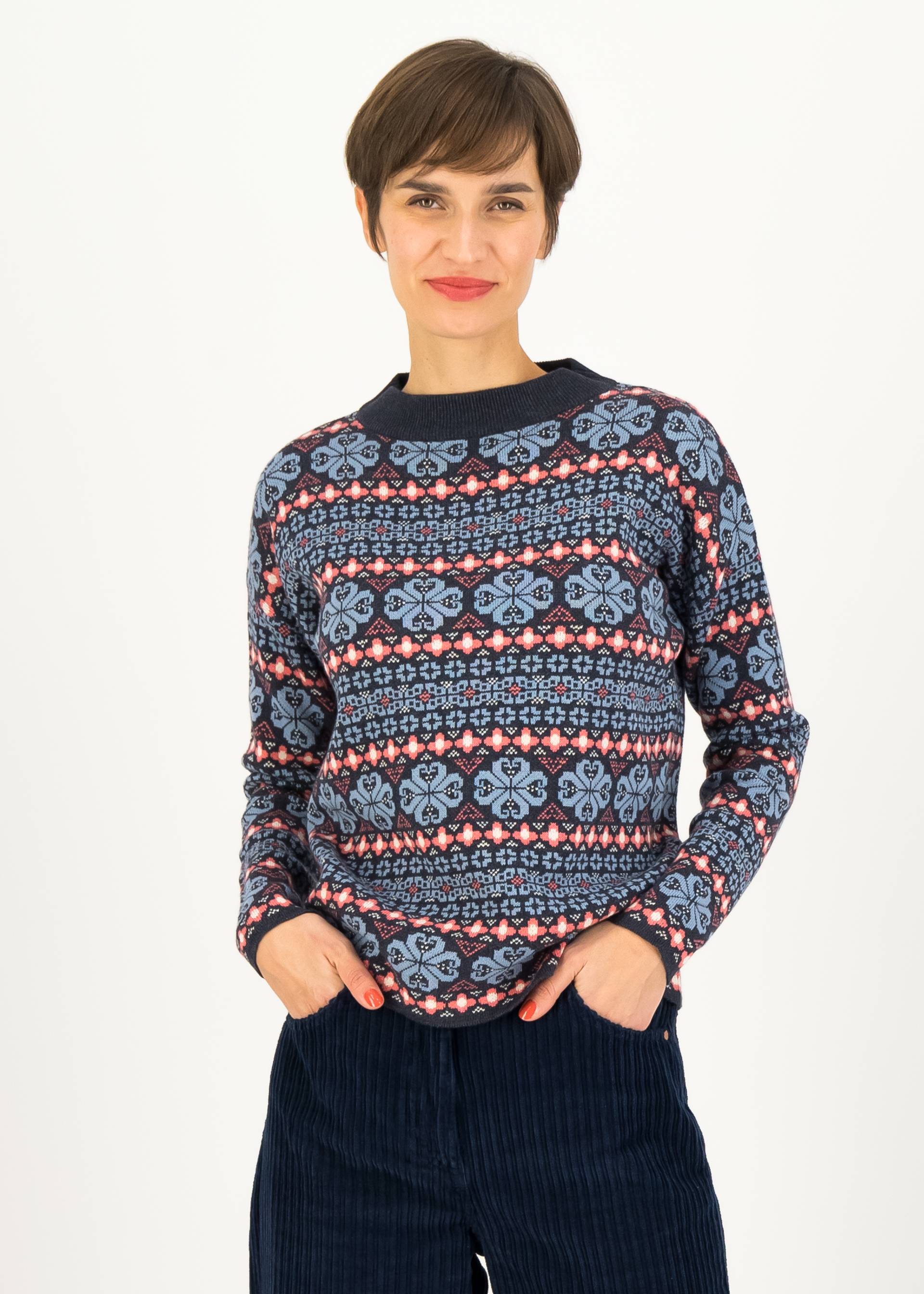 Strickpullover Holmenkollen H&uuml;ttenzauber, onshore blue knit, Strickpullover, Blau