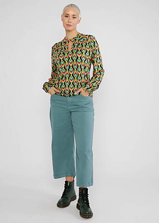 Schluppenbluse L'Odelette pour Helma, fantasy goes wild, Blusen & Tuniken, Schwarz