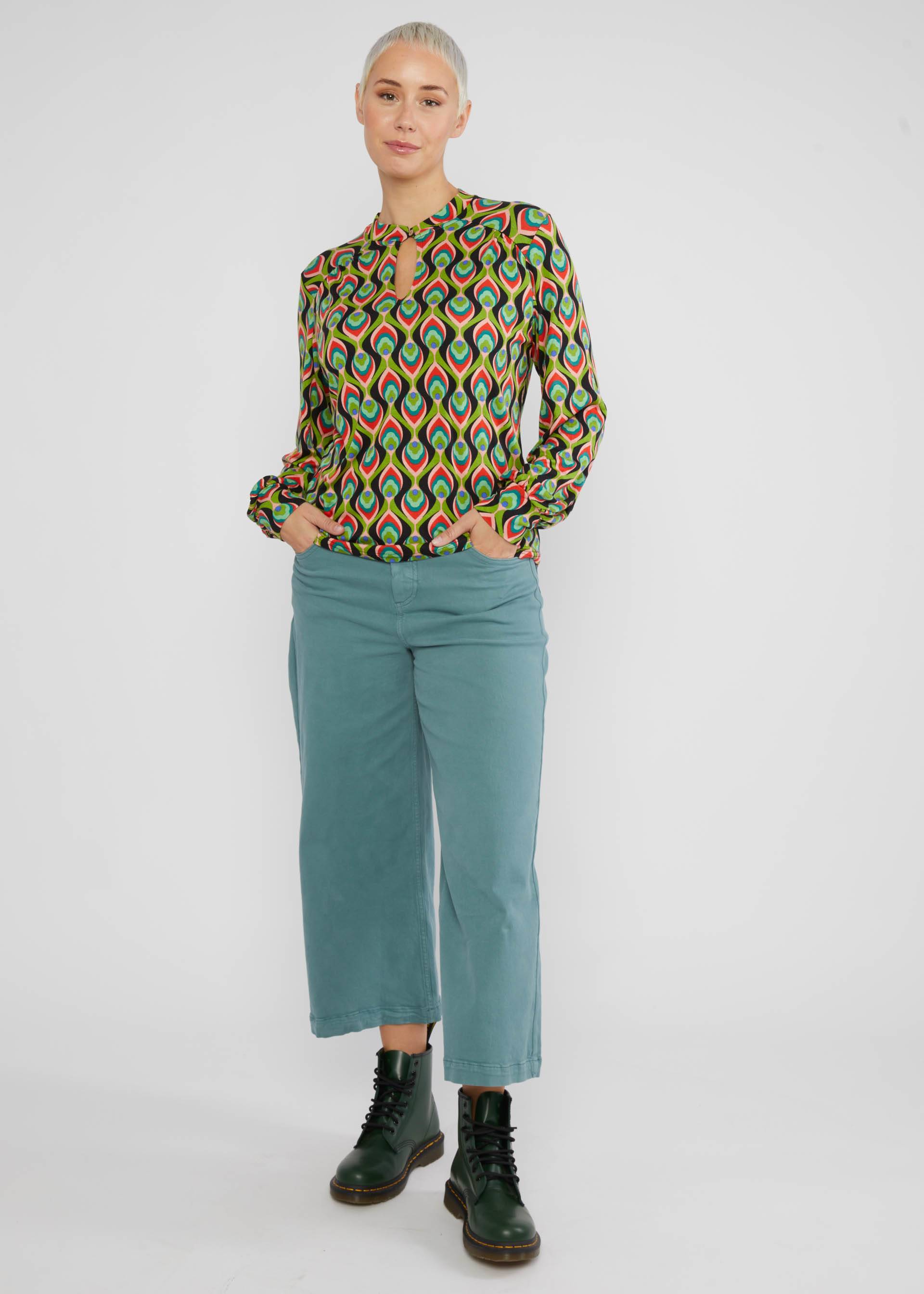 Schluppenbluse L'Odelette pour Helma, fantasy goes wild, Blusen & Tuniken, Schwarz