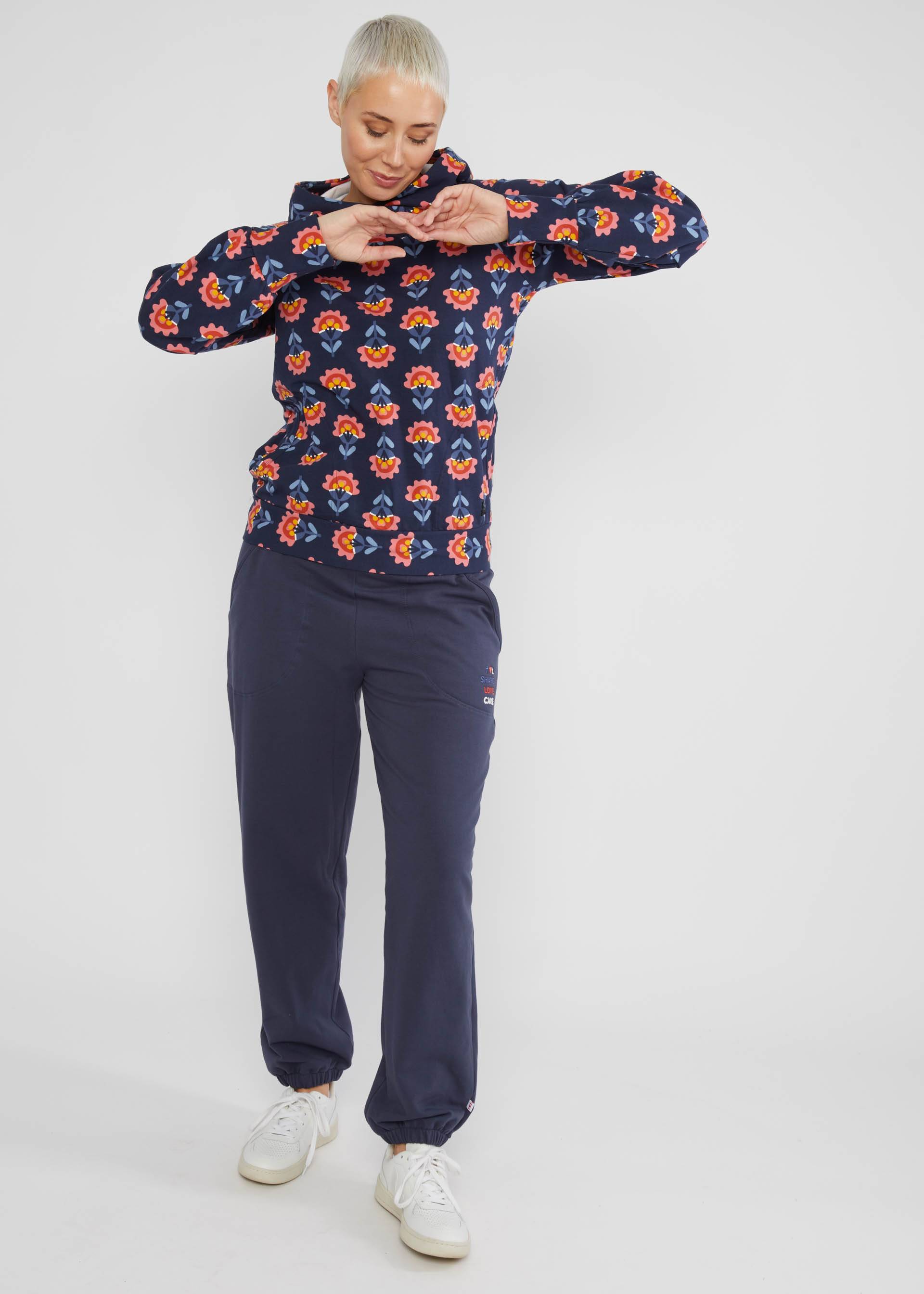 Sweatpullover Oh so Nett Hooded, medal of love, Sweatshirts & Hoodies, Blau