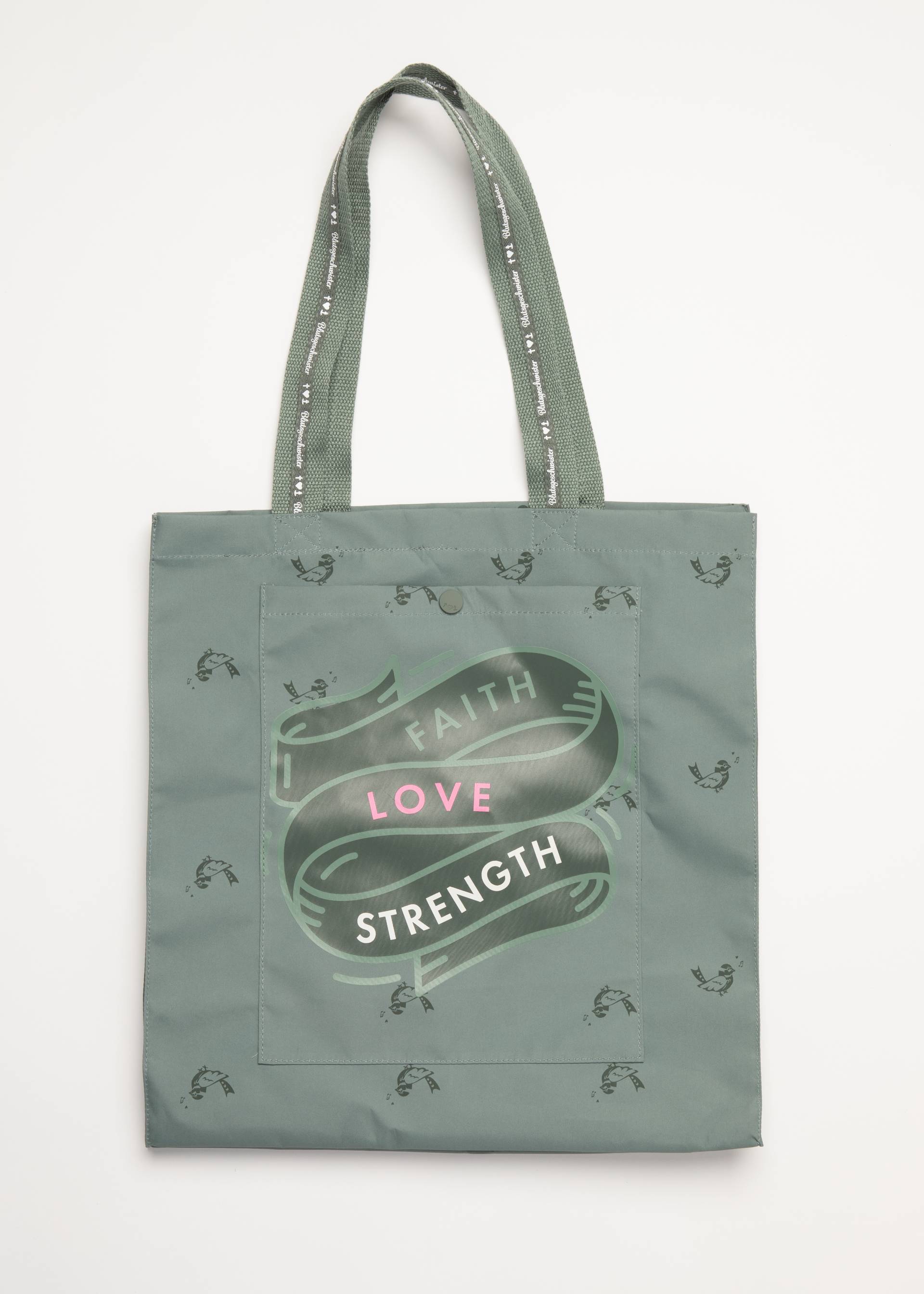 Handtasche One for All, eco bird, Accessoires, Gr&uuml;n