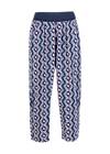 Summer Pants Flatterby Oval, seaworld paradise wave, Trousers, Blue
