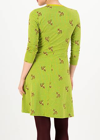 Jerseykleid diamond heart, deer love, Kleider, Grün