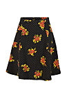 Circle Skirt elfentanz, forest flower, Skirts, Black