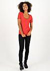T-Shirt logo balconette tee, just me in red, Shirts, Red