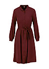 Shirt Dress logo woven dress, winter wine, Dresses, Red