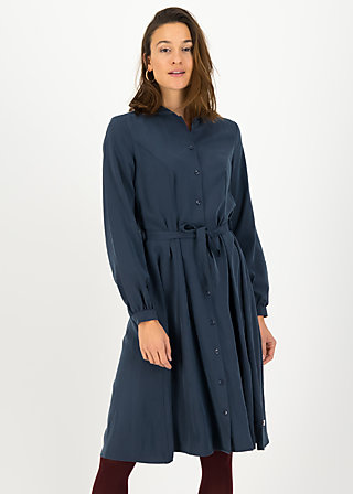 Shirt Dress logo woven dress, bella blue, Dresses, Blue
