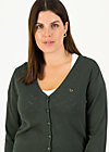 Cardigan pretty petite, thyme grape, Knitted Jumpers & Cardigans, Green