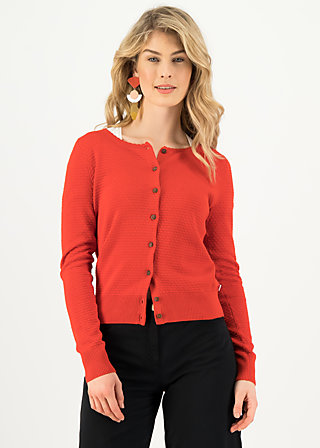 Cardigan save the brave, suited in red, Strickpullover & Cardigans, Rot