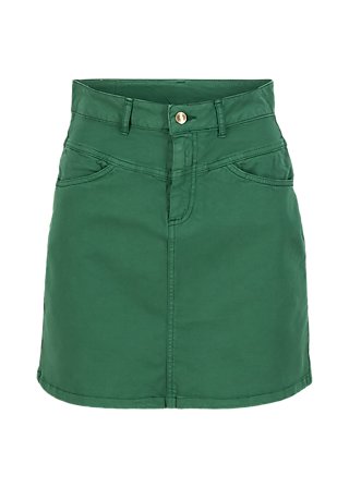 Minirock High Waist Yoke, formal garden, Röcke, Grün
