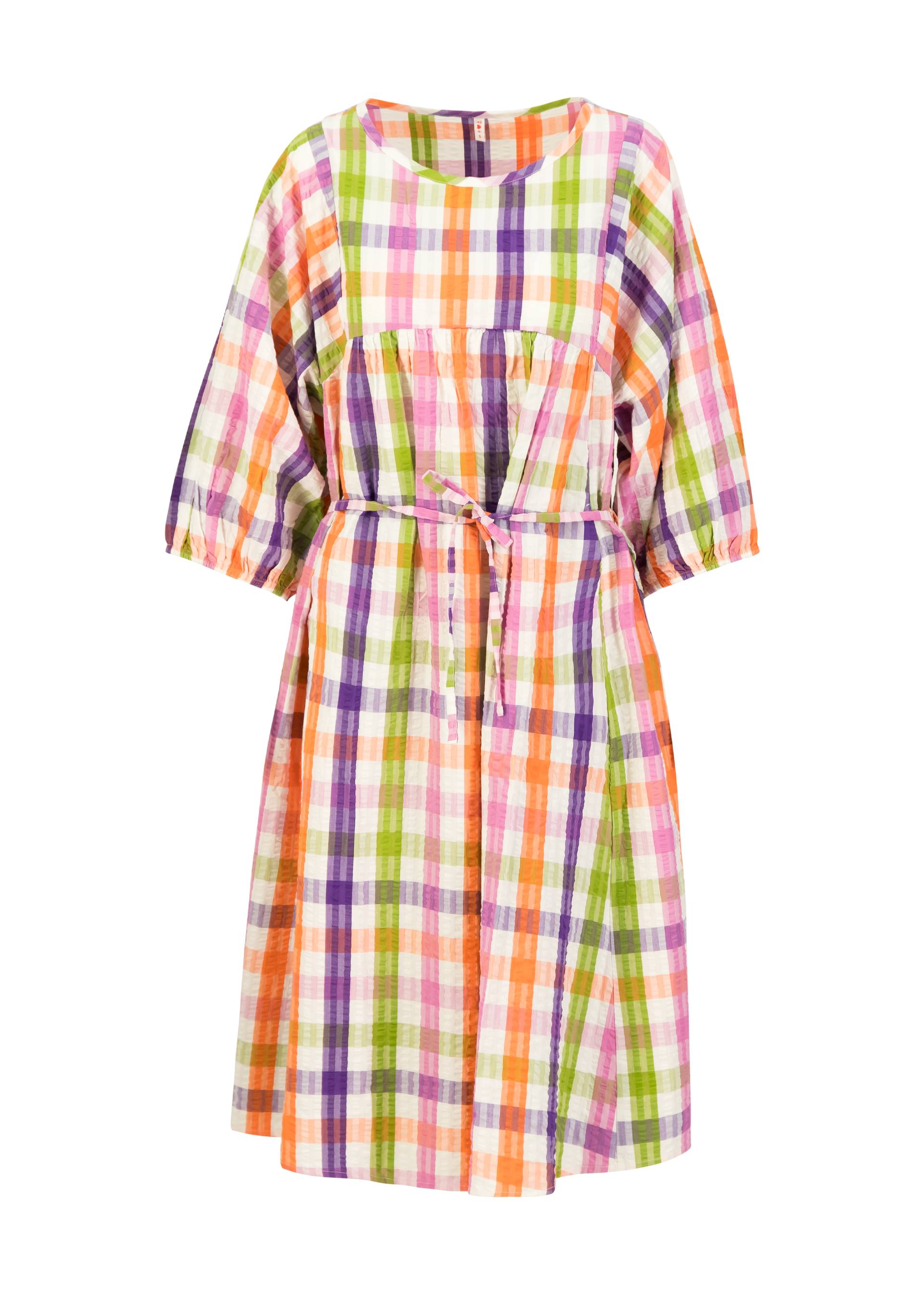 Midi Dress Seesaw Sunday, happy color vichy, Dresses, Blue