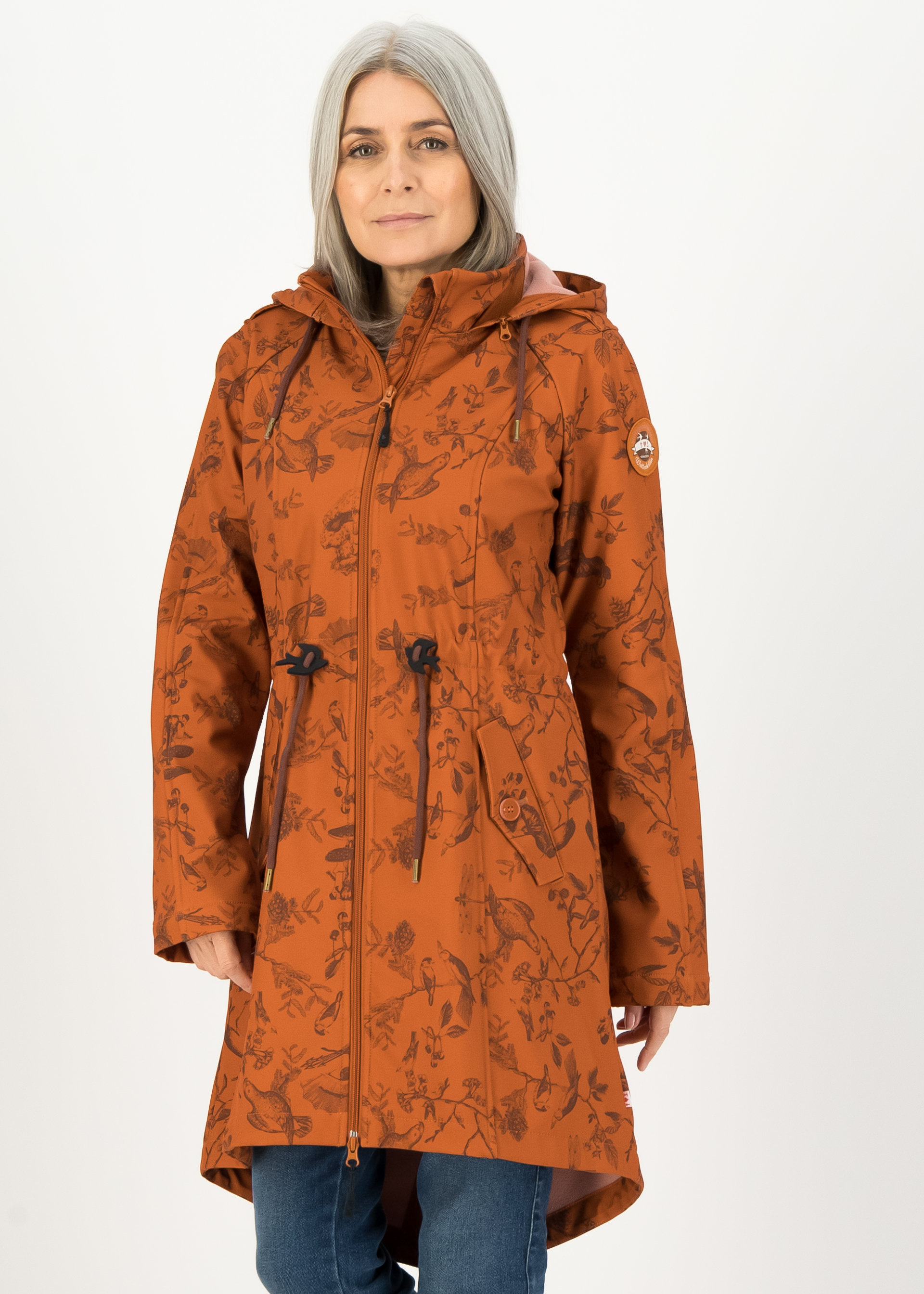 Softshelljacke swallowtail promenade, whimsical wisdom, Jacken & M&auml;ntel, Braun