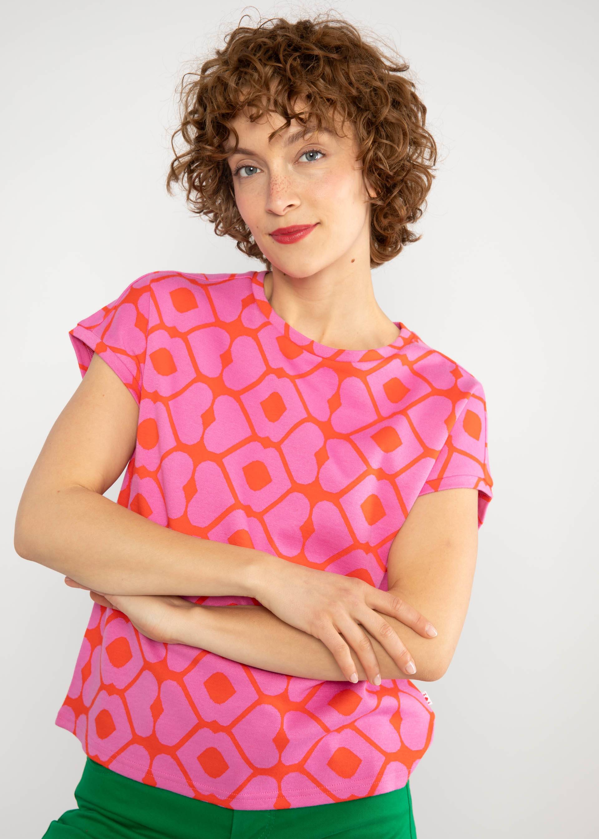 T-Shirt Teesily, loving kiss pink, Tops, Blue