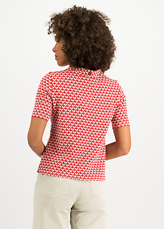 Shirt Tiny Sixties Crew, sweet red hearts, Shirts, Rot