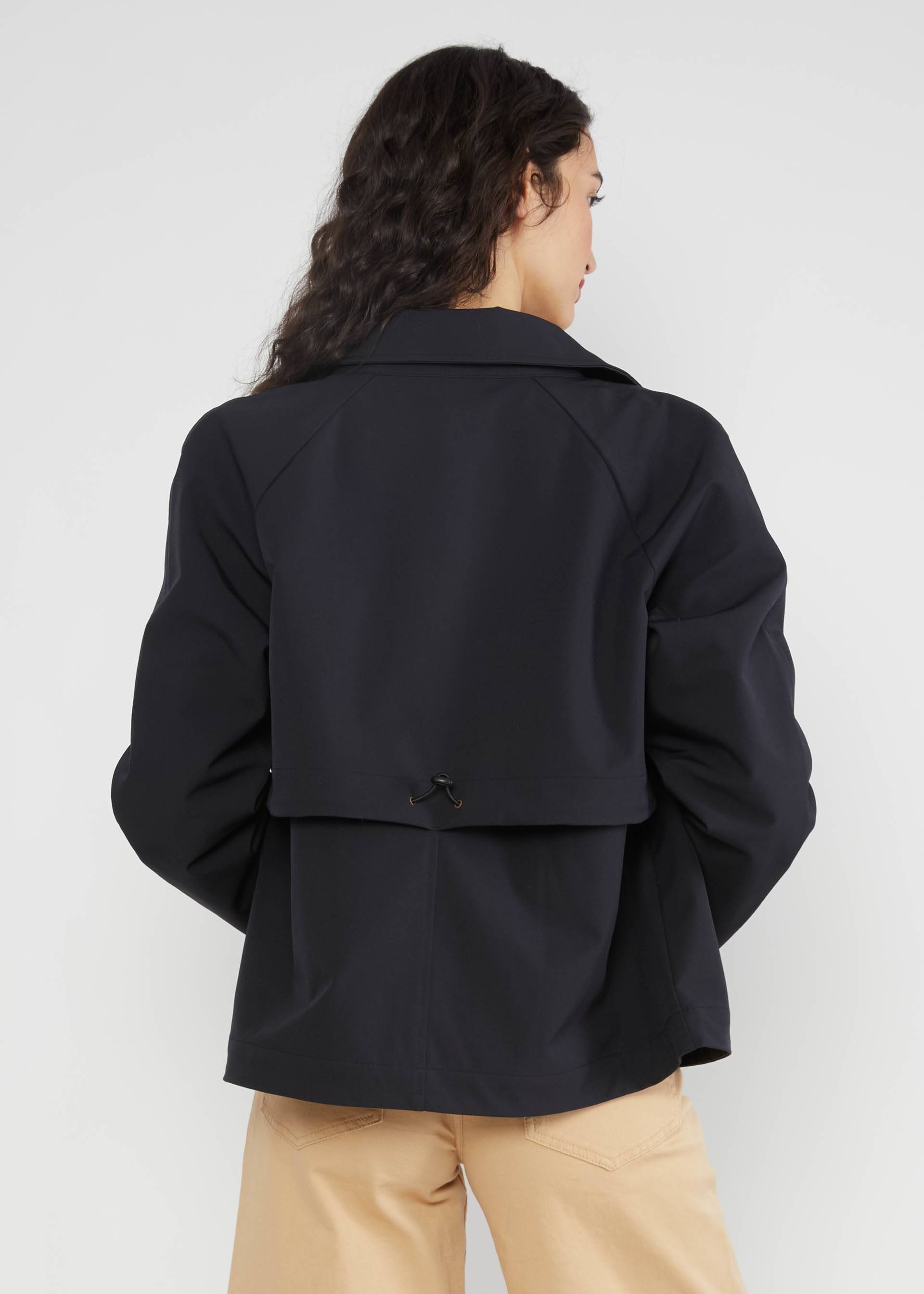 Soft Shell Jacket Tiny Trench, leo dots black, Jackets & Coats, Black