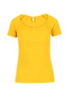T-Shirt Vintage Heart, candy stripes, Shirts, Yellow