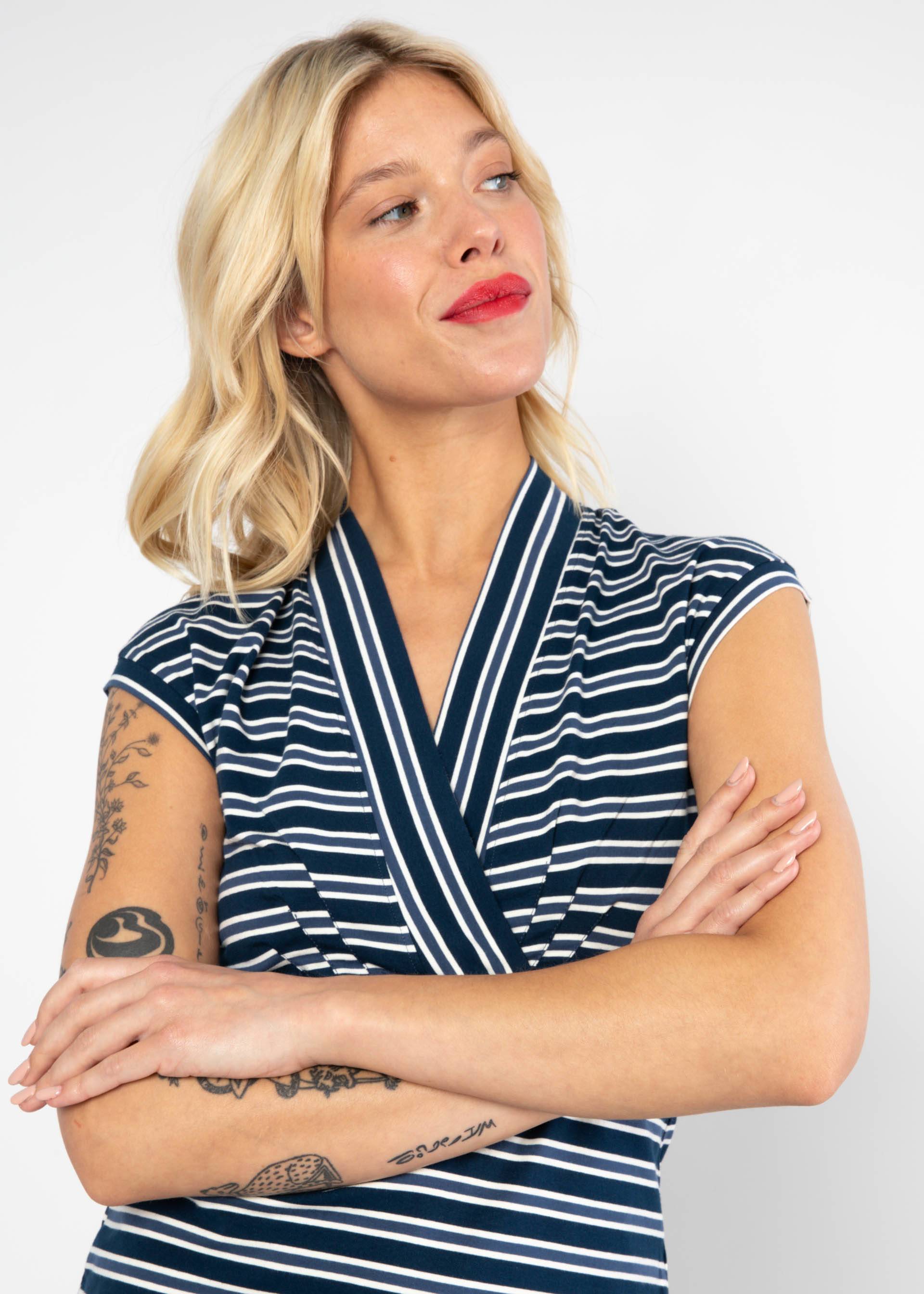 Streifenshirt Virgin Venus, caravan stripes blue, Shirts, Blau