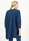 Long Cardigan Wonderful Wrapper, white edelweiss, Knitted Jumpers & Cardigans, Blue