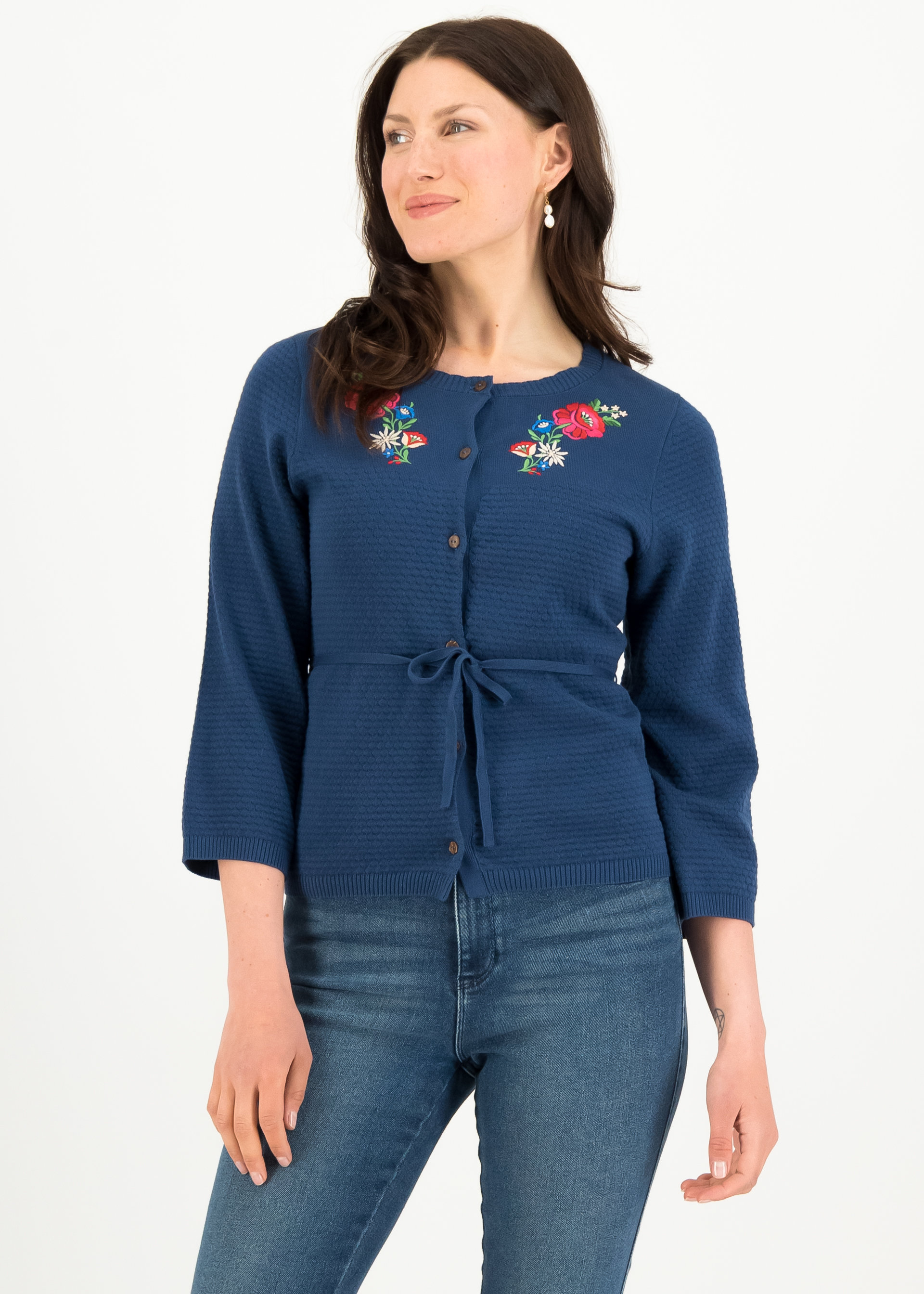 Cardigan Wunderbare Wunderware, blue edelweiss, Cardigans, Blau