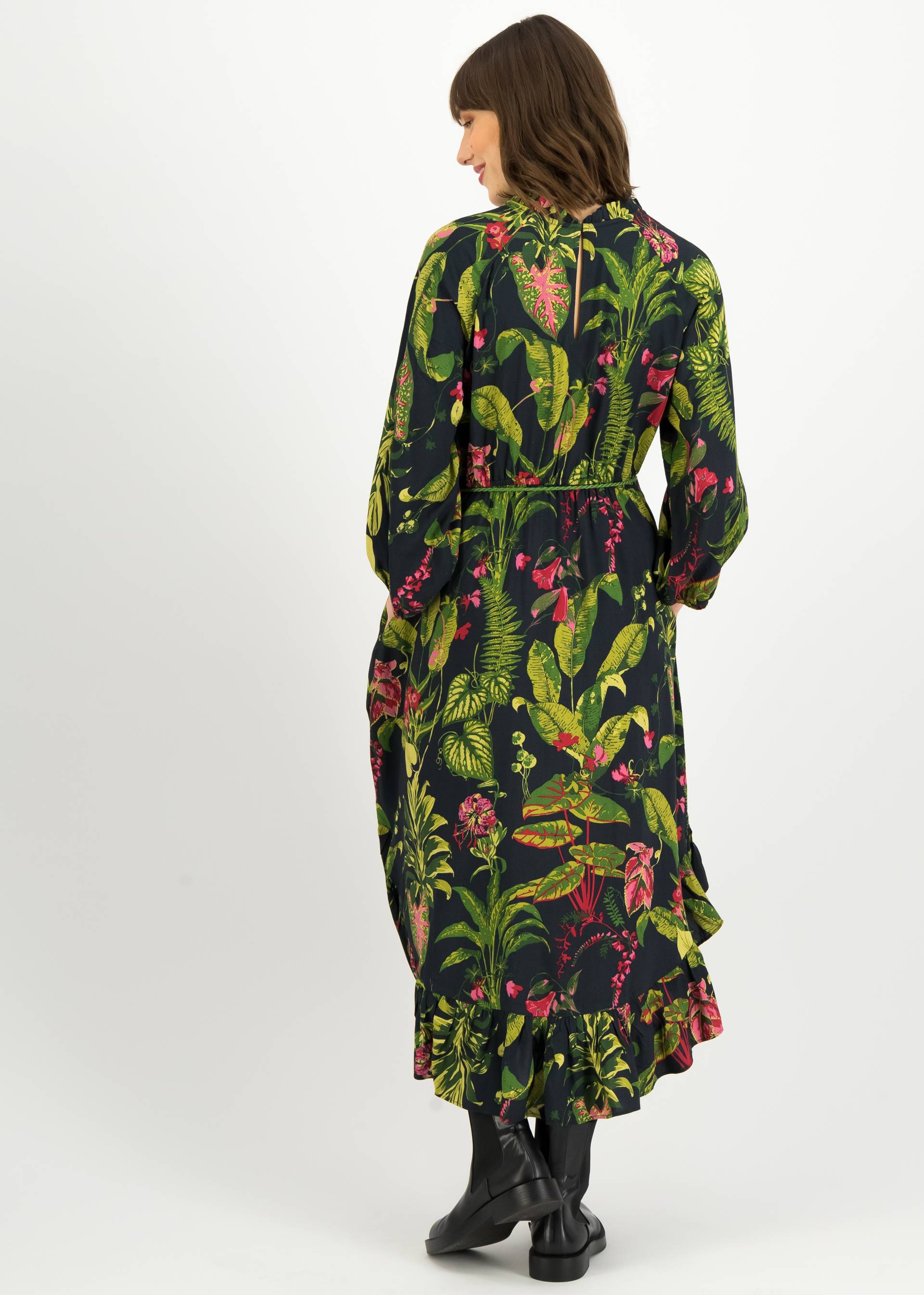 Midikleid Bohemian Fairytale, botanical bohemians, Kleider, Schwarz