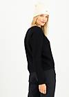 Knitted Jumper Chic Promenade, noir lively wave, Knitted Jumpers & Cardigans, Black