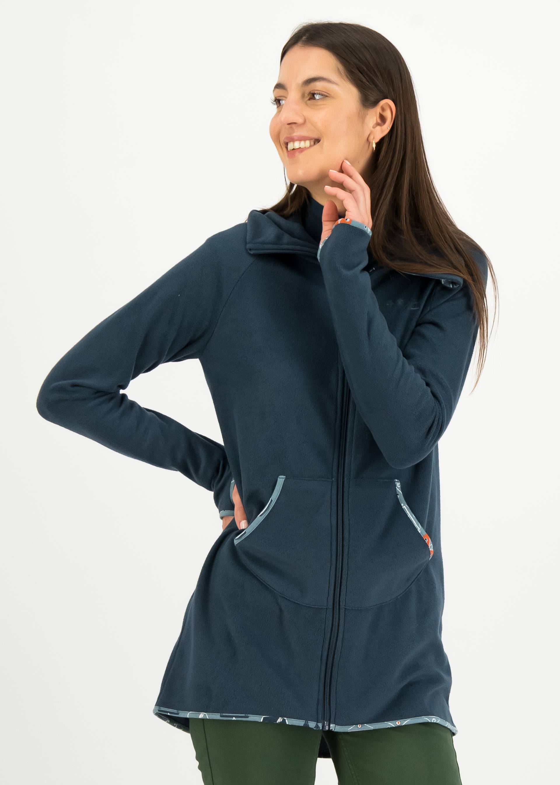 Fleecejacke Extra Layer, mystery blue, Jacken & M&auml;ntel, Blau